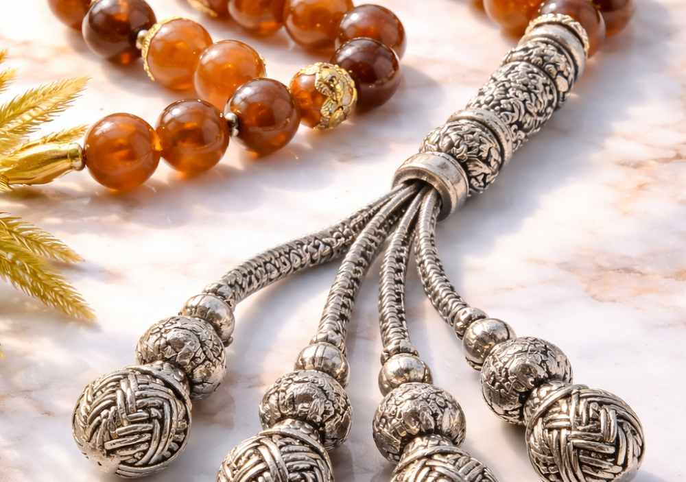 Pompons Kazaziye de Trabzon | Artisanat Love Knot en Argent Fin