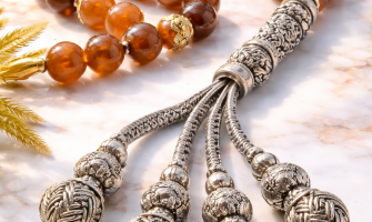 Pompons Kazaziye de Trabzon | Artisanat Love Knot en Argent Fin