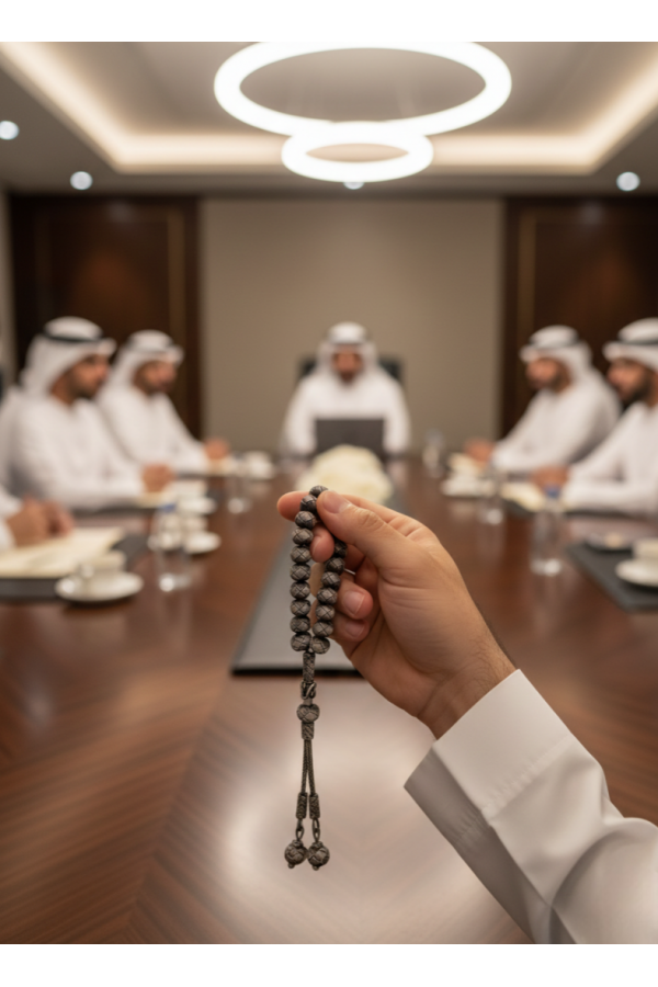 Handgefertigte feinsilber misbaha kazaz gebetskette 33 perlen
