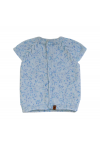 Pull sans manches tricoté à la main pour bébé